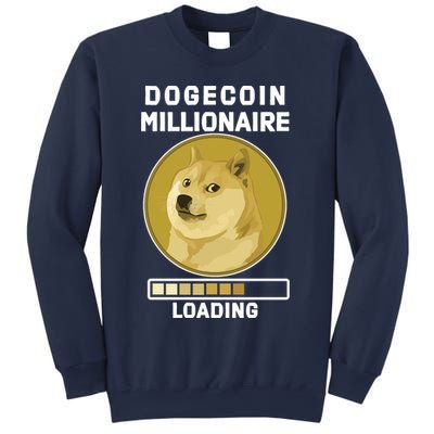 Dogecoin Millionaire Loading Funny Doge Crypto Sweatshirt