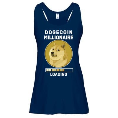 Dogecoin Millionaire Loading Funny Doge Crypto Ladies Essential Flowy Tank