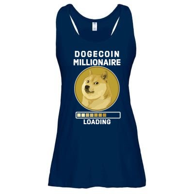 Dogecoin Millionaire Loading Funny Doge Crypto Ladies Essential Flowy Tank