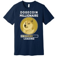 Dogecoin Millionaire Loading Funny Doge Crypto Premium T-Shirt