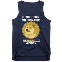 Dogecoin Millionaire Loading Funny Doge Crypto Tank Top