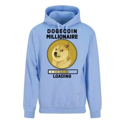 Dogecoin Millionaire Loading Funny Doge Crypto Unisex Surf Hoodie