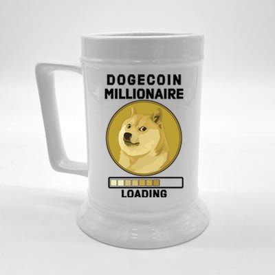 Dogecoin Millionaire Loading Funny Doge Crypto Beer Stein