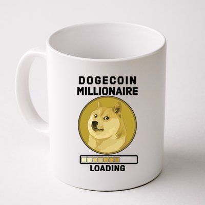 Dogecoin Millionaire Loading Funny Doge Crypto Coffee Mug