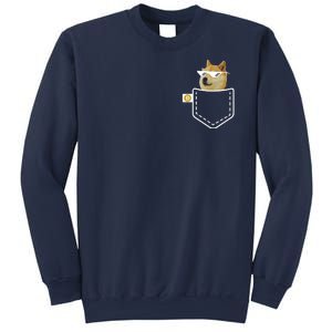 Dogecoin Pocket Doge Coin Sweatshirt