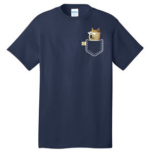 Dogecoin Pocket Doge Coin Tall T-Shirt