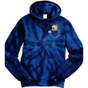 Dogecoin Pocket Doge Coin Tie Dye Hoodie