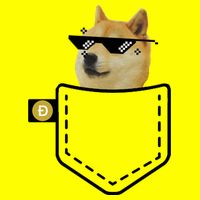 Dogecoin Pocket Doge Coin 11oz C Handle Ceramic Mug