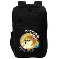 Dogecoin to the moon Impact Tech Backpack