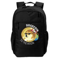 Dogecoin to the moon Daily Commute Backpack