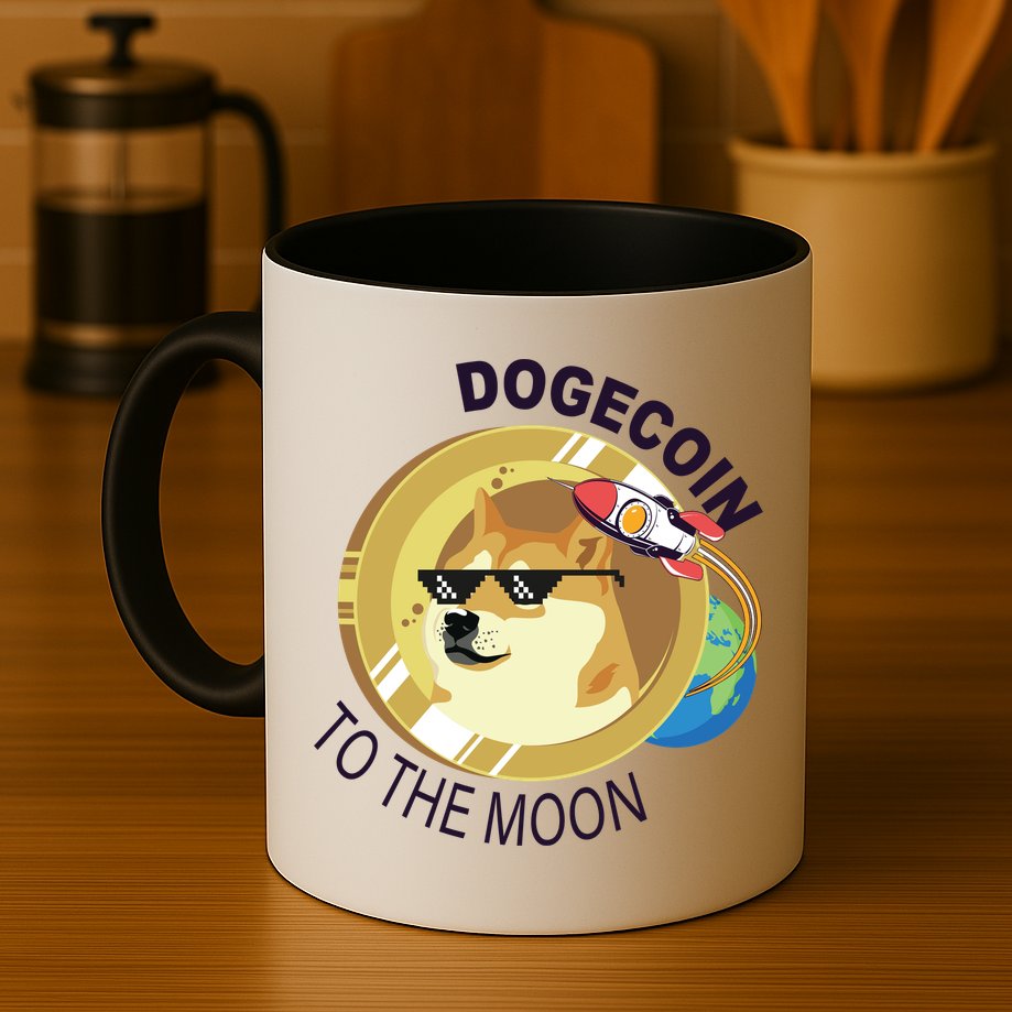 DogeCoin To The Moon Mug