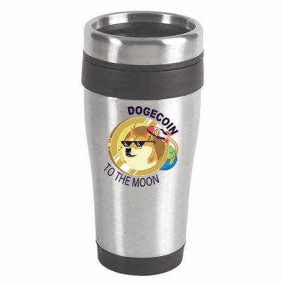 DogeCoin To The Moon 16oz Travel Tumbler