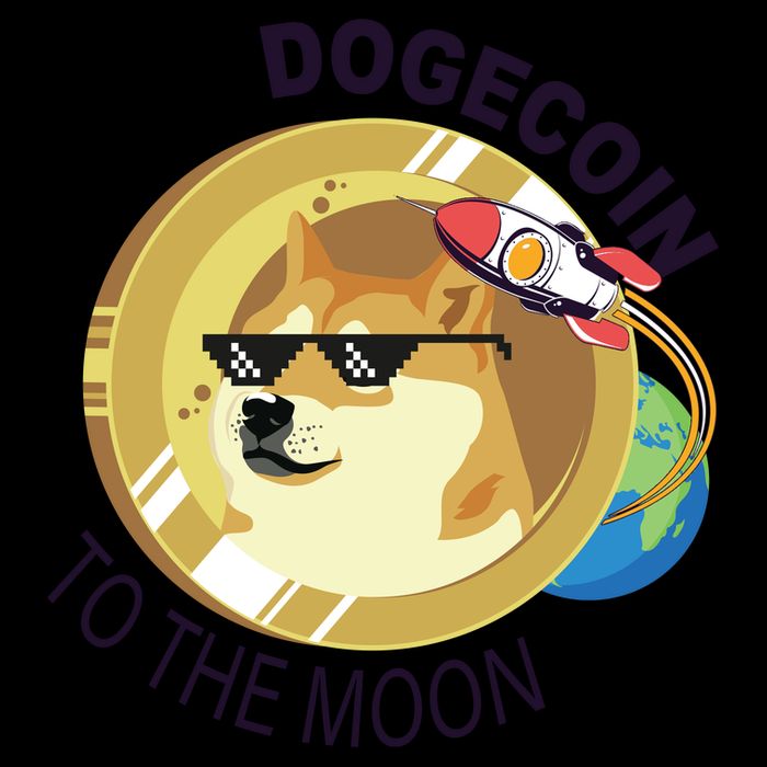 DogeCoin To The Moon 16oz Travel Tumbler