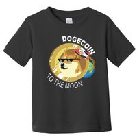 Dogecoin to the moon Toddler T-Shirt