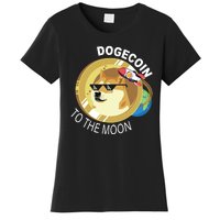 Dogecoin to the moon Women's T-Shirt