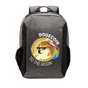 Dogecoin to the moon Vector Backpack