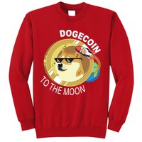 DogeCoin To The Moon Sweatshirt
