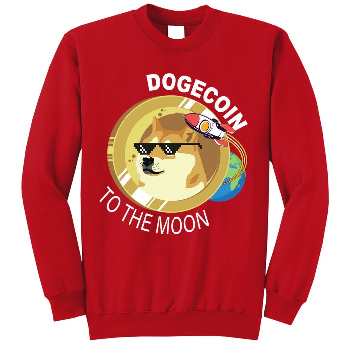 DogeCoin To The Moon Sweatshirt
