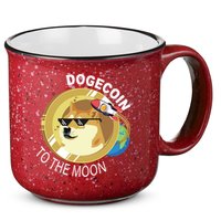 DogeCoin To The Moon 15oz Campfire Ceramic Mug