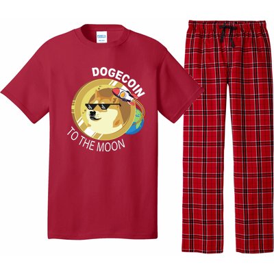 DogeCoin To The Moon Pajama Set