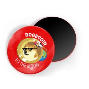 DogeCoin To The Moon Magnet