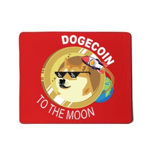 DogeCoin To The Moon Mousepad