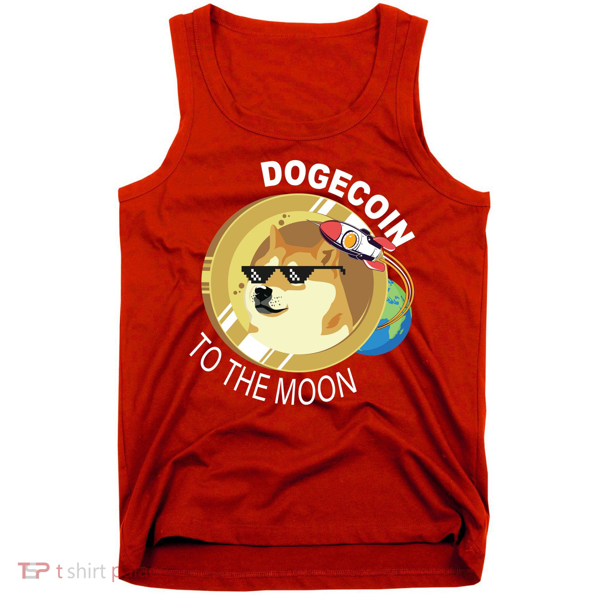 DogeCoin To The Moon Tank Top