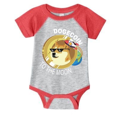 DogeCoin To The Moon Infant Baby Jersey Bodysuit