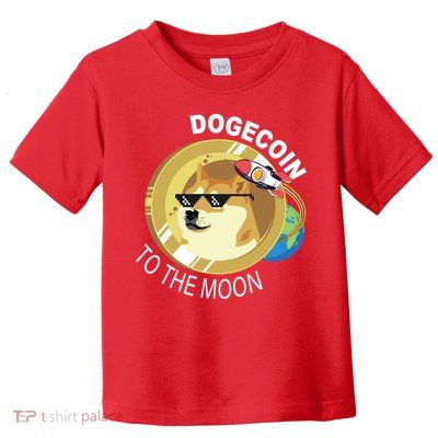 DogeCoin To The Moon Toddler T-Shirt
