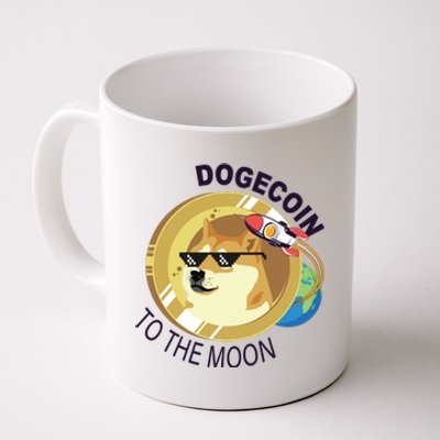 Dogecoin to the moon Coffee Mug