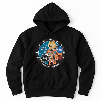 Dogecoin To The Moon Astronaut Hoodie