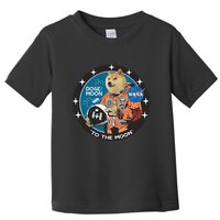 Dogecoin To The Moon Astronaut Toddler T-Shirt