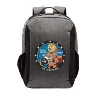 Dogecoin To The Moon Astronaut Vector Backpack