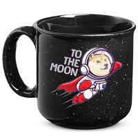 Dogecoin To The Moon Coin Crypto Currency Super Astronaut 15oz Campfire Ceramic Mug