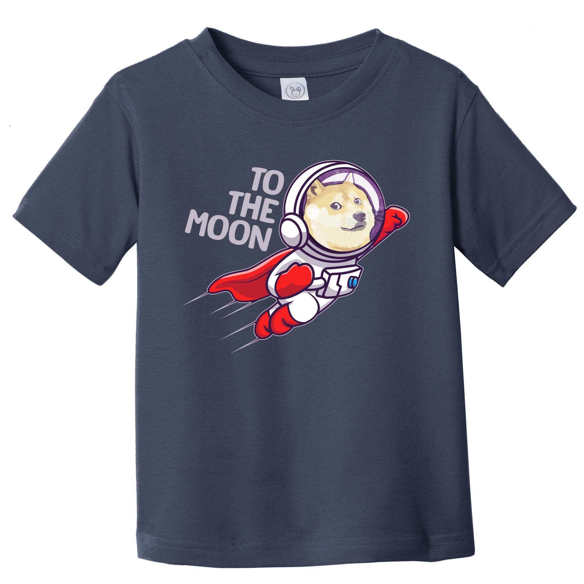 Dogecoin To The Moon Coin Crypto Currency Super Astronaut Toddler T-Shirt