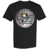 Dogecoin To the Moon Doge Garment-Dyed Heavyweight T-Shirt