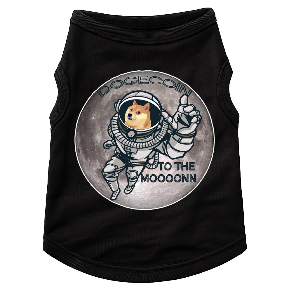 Dogecoin To the Moon Doge Doggie Tank