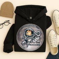 Dogecoin To the Moon Doge Hoodie