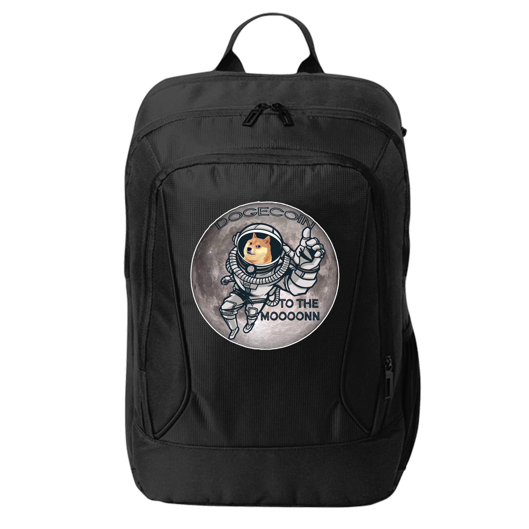 Dogecoin To the Moon Doge City Backpack
