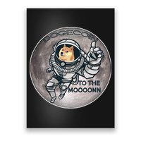 Dogecoin To the Moon Doge Poster