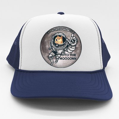 Dogecoin To the Moon Doge Trucker Hat