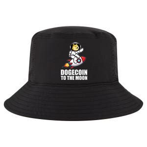 DogeCoin To The Moon Doge Crypto Cool Comfort Performance Bucket Hat