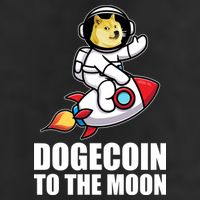 DogeCoin To The Moon Doge Crypto Garment-Dyed Heavyweight T-Shirt
