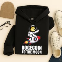 DogeCoin To The Moon Doge Crypto Hoodie