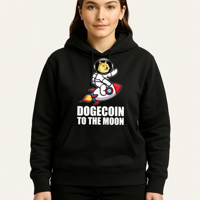 DogeCoin To The Moon Doge Crypto Hoodie