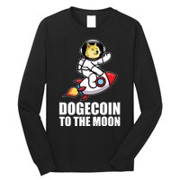 DogeCoin To The Moon Doge Crypto Long Sleeve Shirt