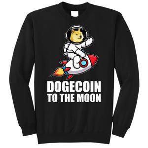 DogeCoin To The Moon Doge Crypto Sweatshirt