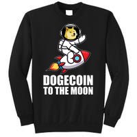 DogeCoin To The Moon Doge Crypto Sweatshirt