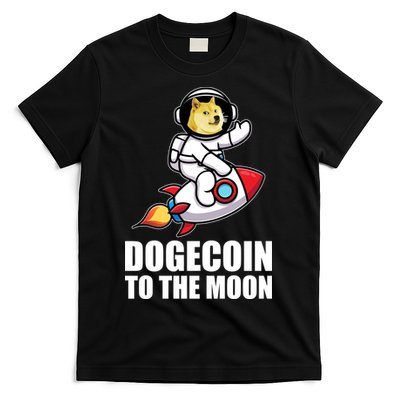 DogeCoin To The Moon Doge Crypto T-Shirt