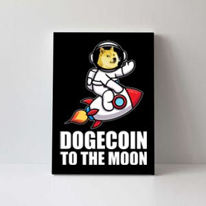 DogeCoin To The Moon Doge Crypto Canvas